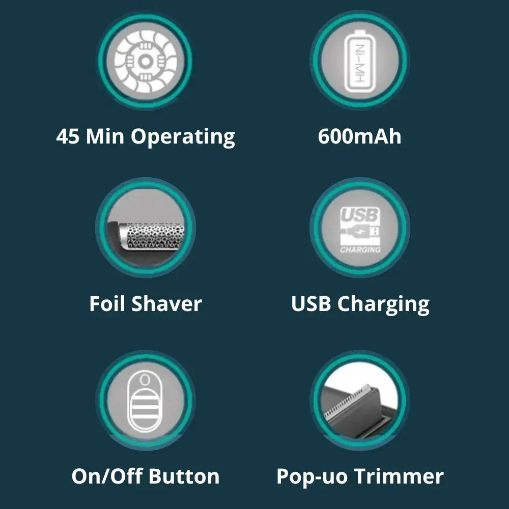 V-Klean Shaver – Anytime. Anywhere